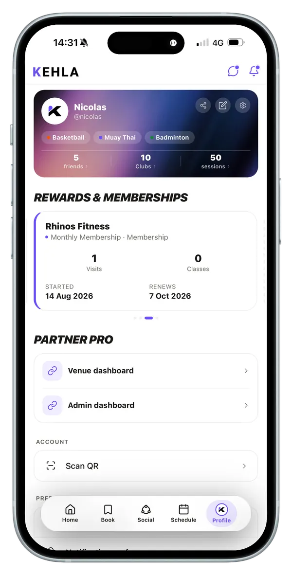 Every membership, in their pocket screen
